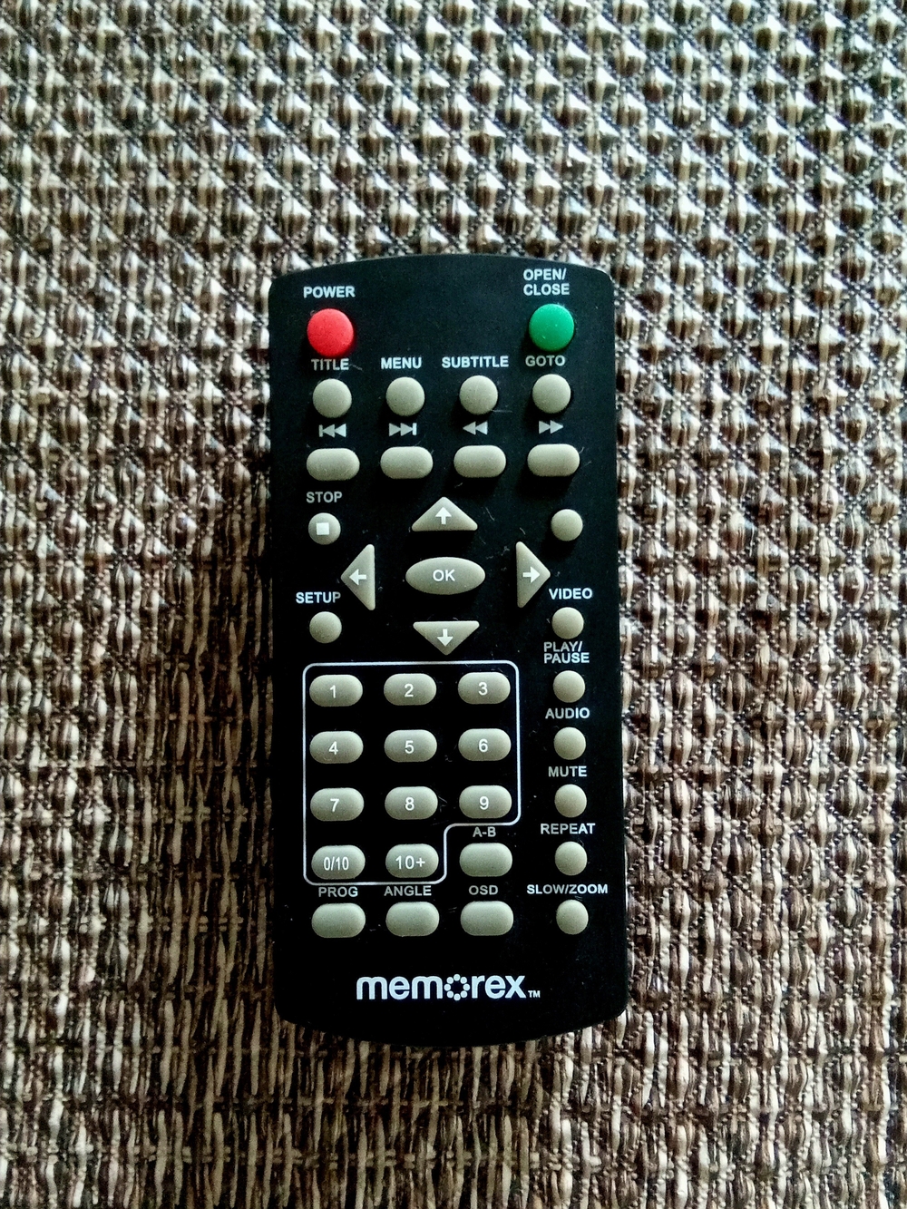 Memorex DVD Replacement Remote Control MVD2015/2016 Authentic Original OEM